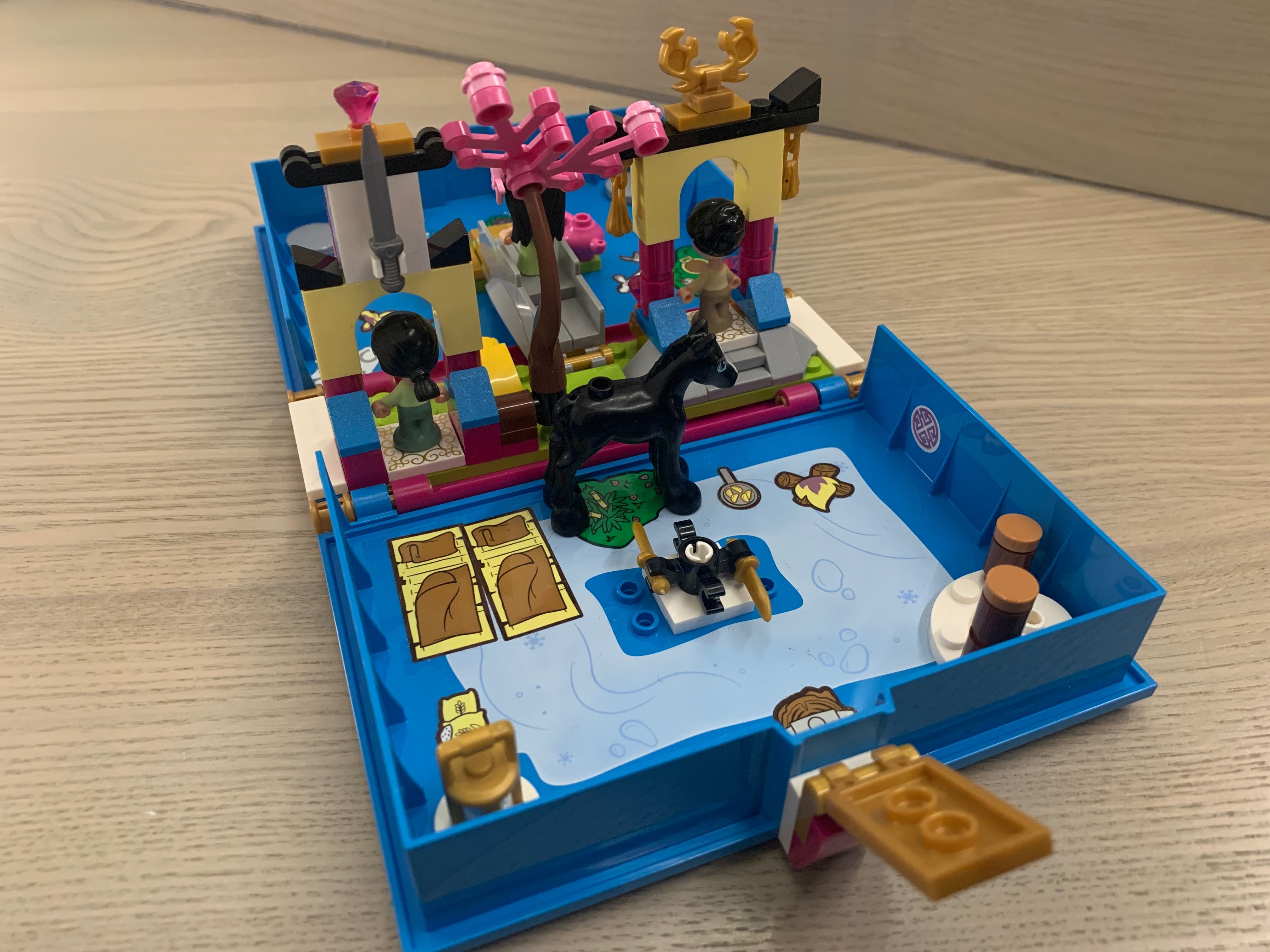 Lego Disney Princess 43174 Książka z przygodami Mulan Komplet Zadbane