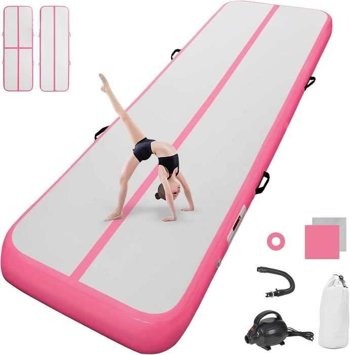 Mata   treningowa z pompką  400x100x20 cm grubość