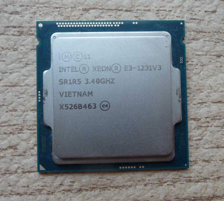 Intel Xeon E3-1231 v3 8 МБ 3,40-3,80 ГГц (i7-4770) Socket 1150