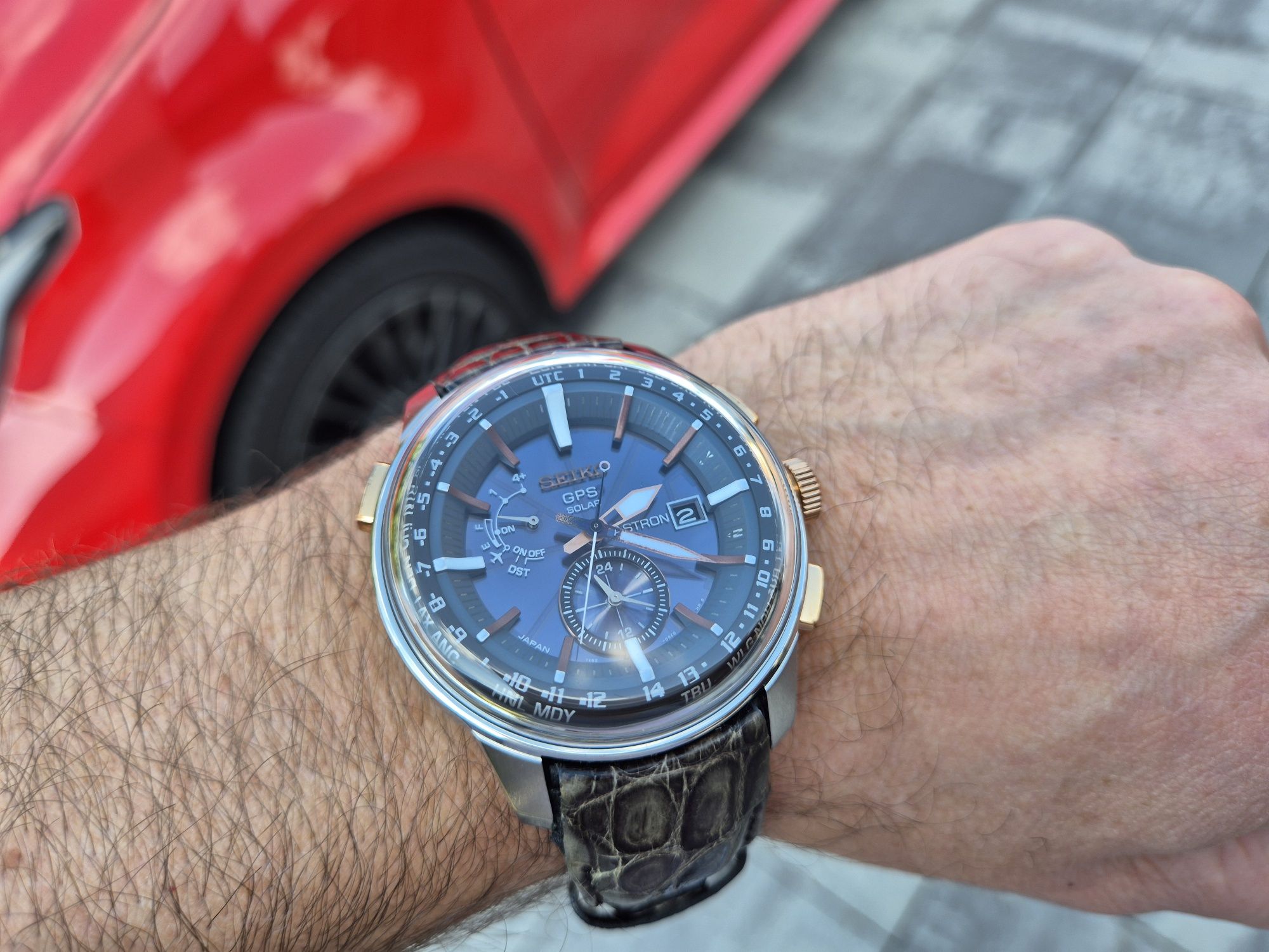 Seiko Astron Sbxa038 Solar Szafir GPS idealny