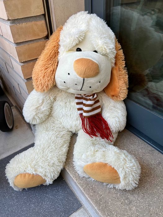 Peluche de Criança - "Cão com Cachecol"