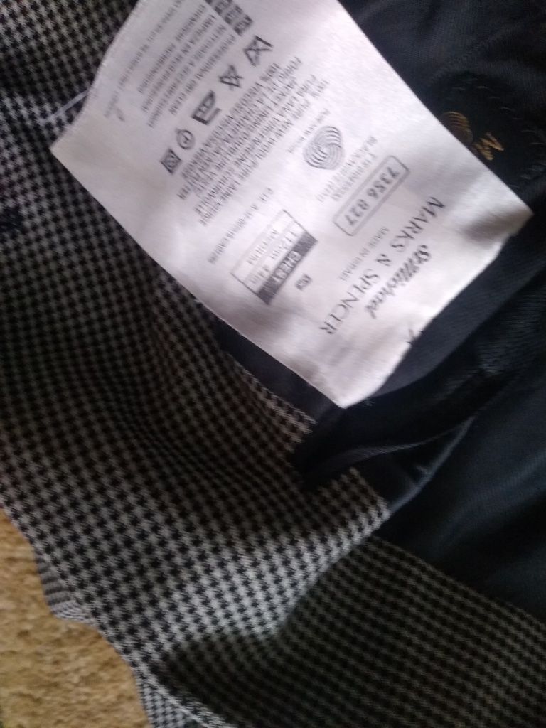 marynarka uniseks  rozmiar 112  cm / 44 MARKS  SPENCER