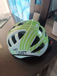 Kask zielono biały super stan