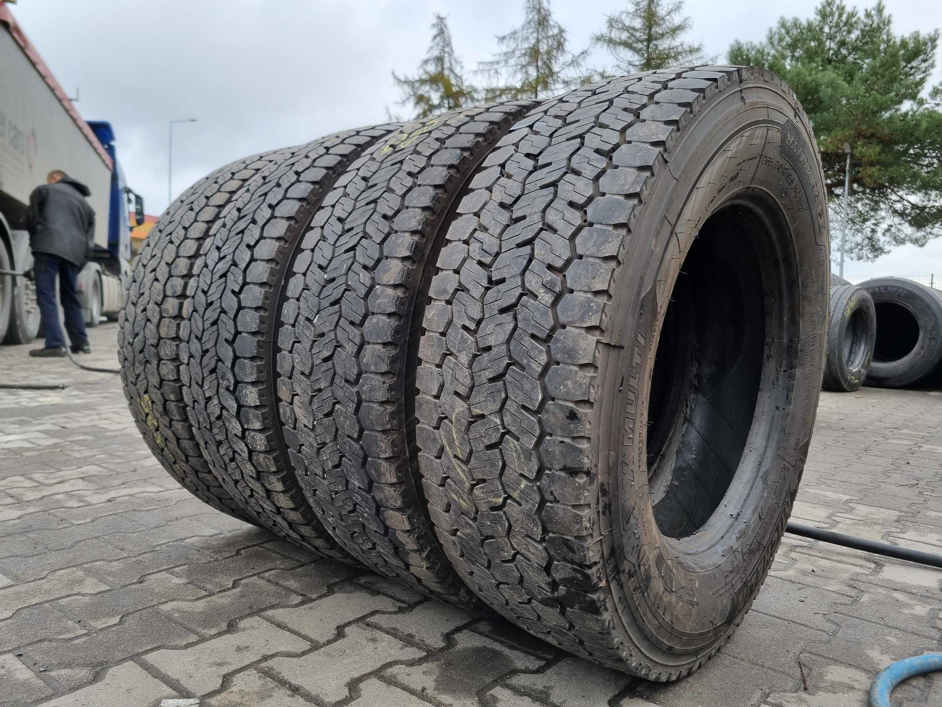 265/70R19.5 Opony MICHELIN XMULTI D 7-9mm Napęd X MULTI