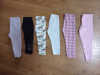 Legginsy  6 sztuk rozm. 92/98