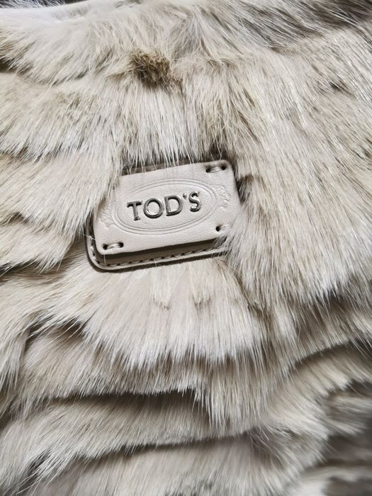 Большая сумка из меха Tod's