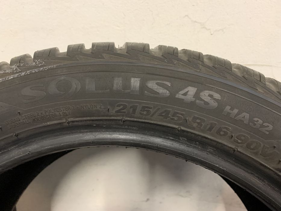 215/45/16 Kumho Solus 4S całoroczne