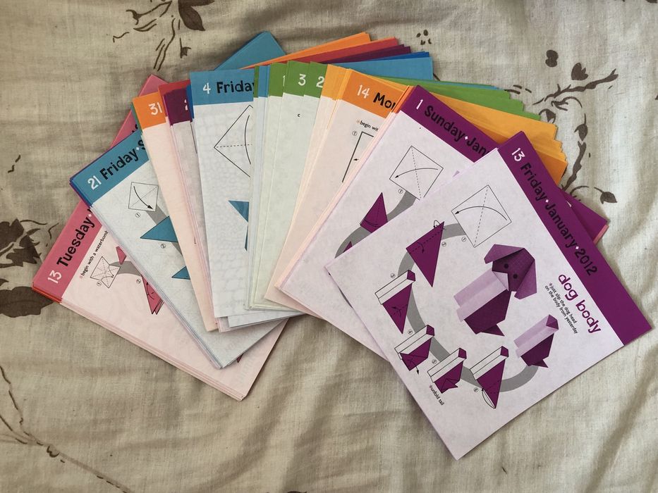 Оригамі календар