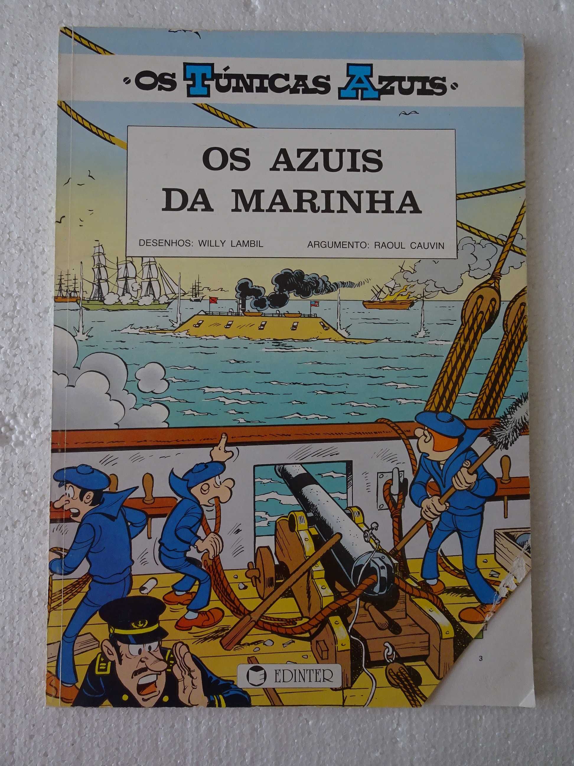 Livro Edinter - Os Túnicas Azuis - Os Azuis da Marinha