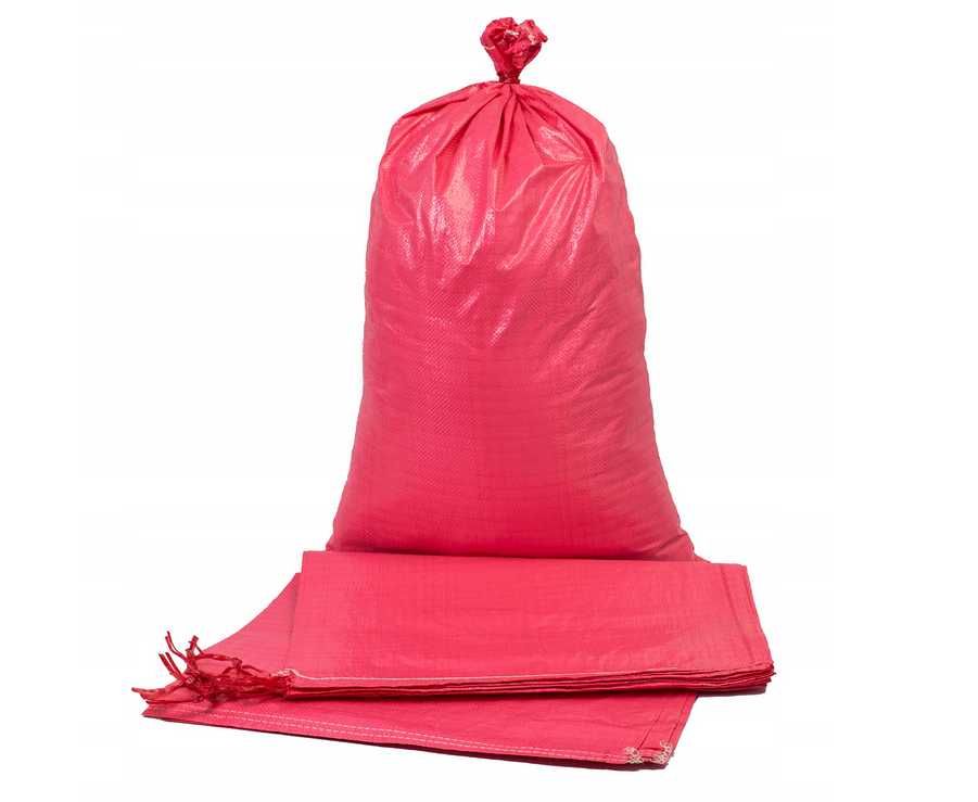 Mocne Worki Worek PP na wegiel gruz zboze z zaciagiem 30kg 50szt