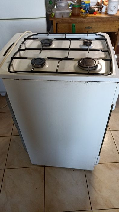 Газова плита з електричною духовкою 50*60см