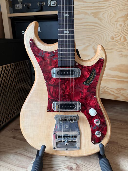 Gitara elektryczna MUSIMA ELGITA - Niedokończona restauracja + dodatki