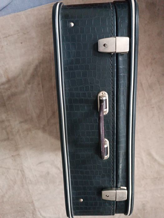 Ретро Винтаж Чемодан  кожаный Мос