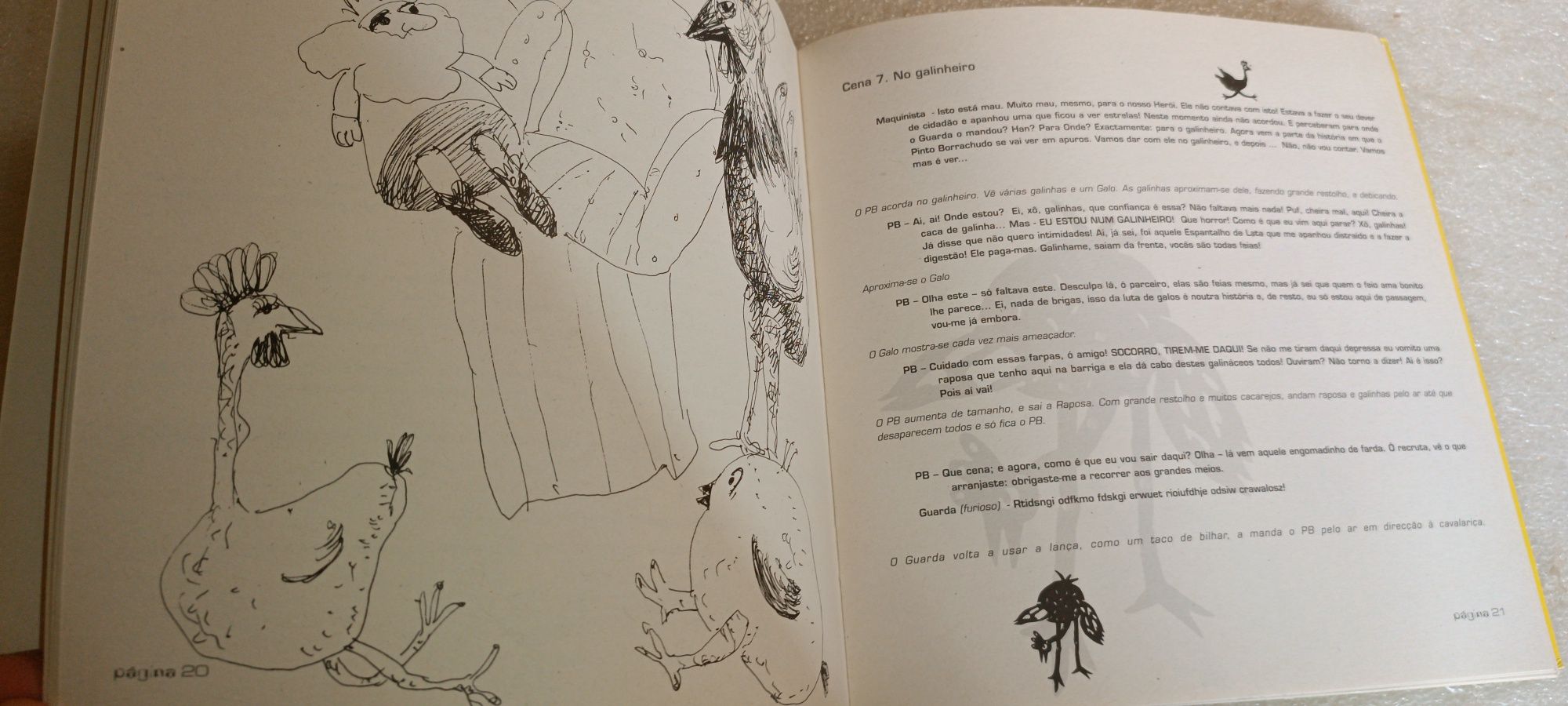 Antigo Livro o pinto borrachudo com ilustrações A. Péssimo