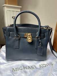 Michael Kors torebka Hamilton Medium granatowa