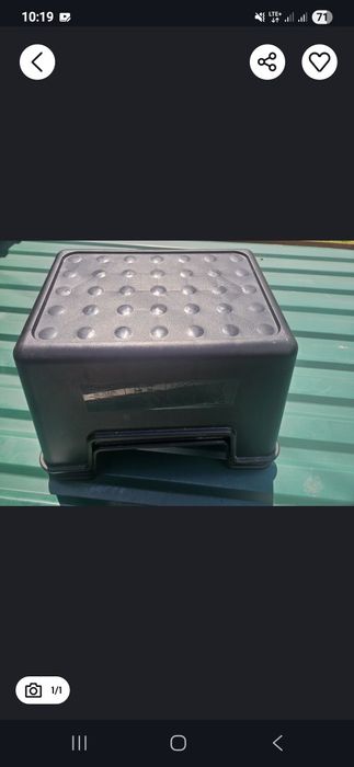 Ikea Bolmen stopien schodek podest czarny