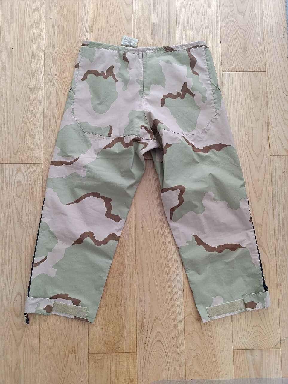 Spodnie US Army DCU desert 3 color goretex ECWCS rozm. L stan idealny