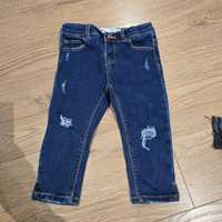 Spodnie jeans dżins Zara 86 lindex