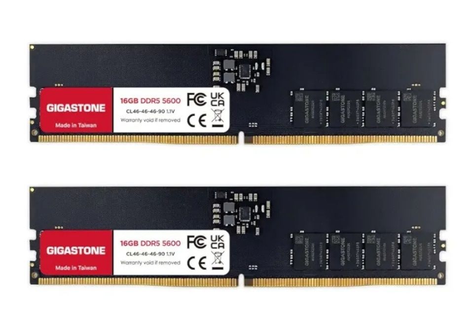 Na Lewara Pamięć RAM Gigastone DDR5 32gb 2x16gb 5600