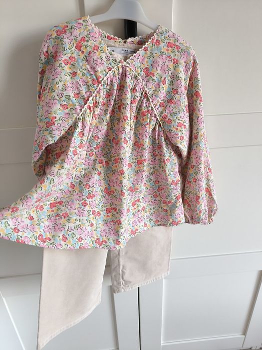Zara spodnie+ koszula roz 116