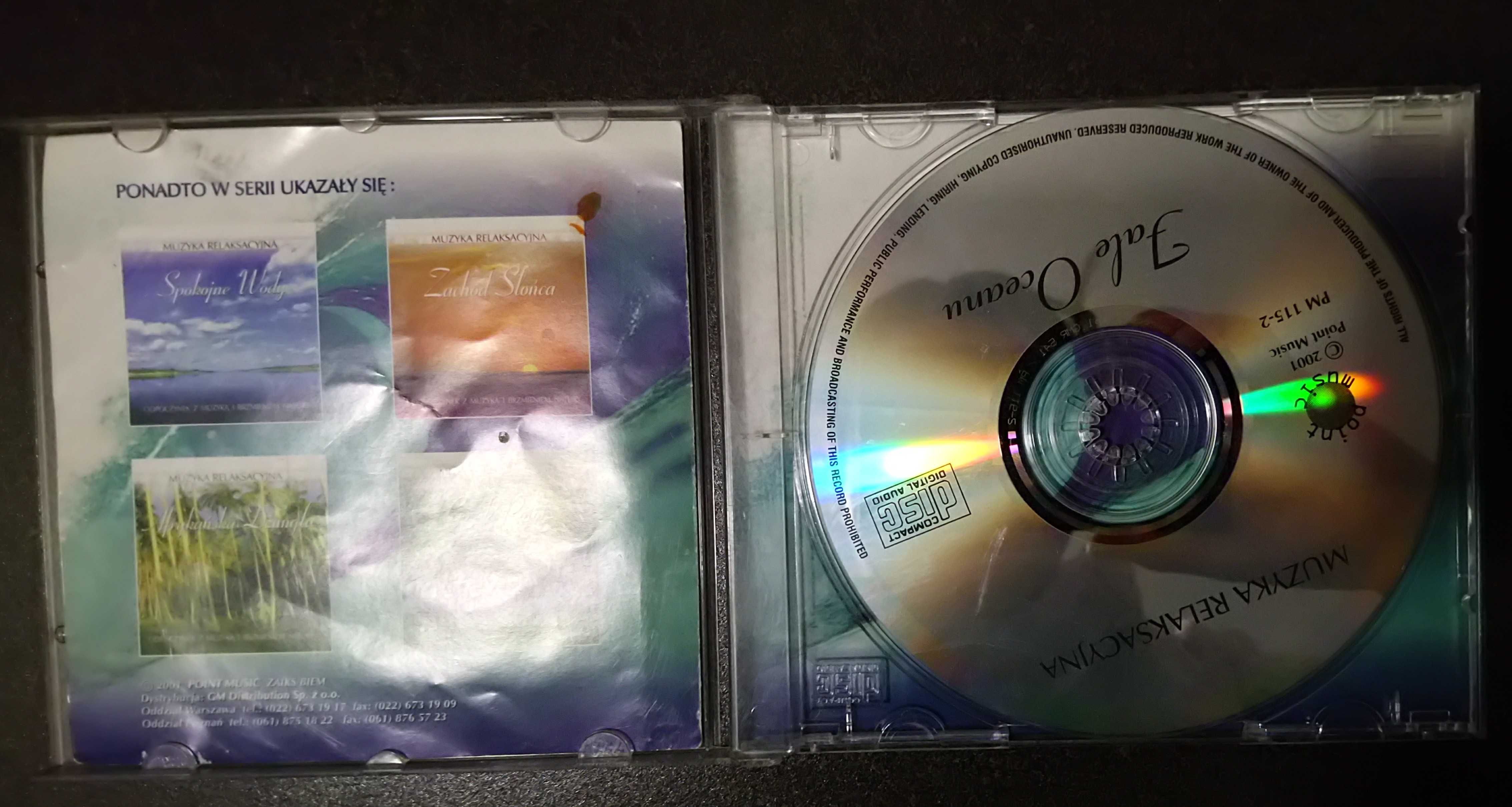 CD muzyka relaksacyjna fale oceanu