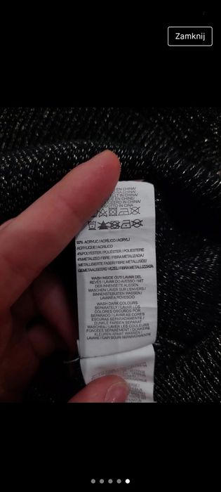 czarny sweterek, bluzka