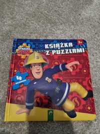 Strażak Sam, książka z puzzlami