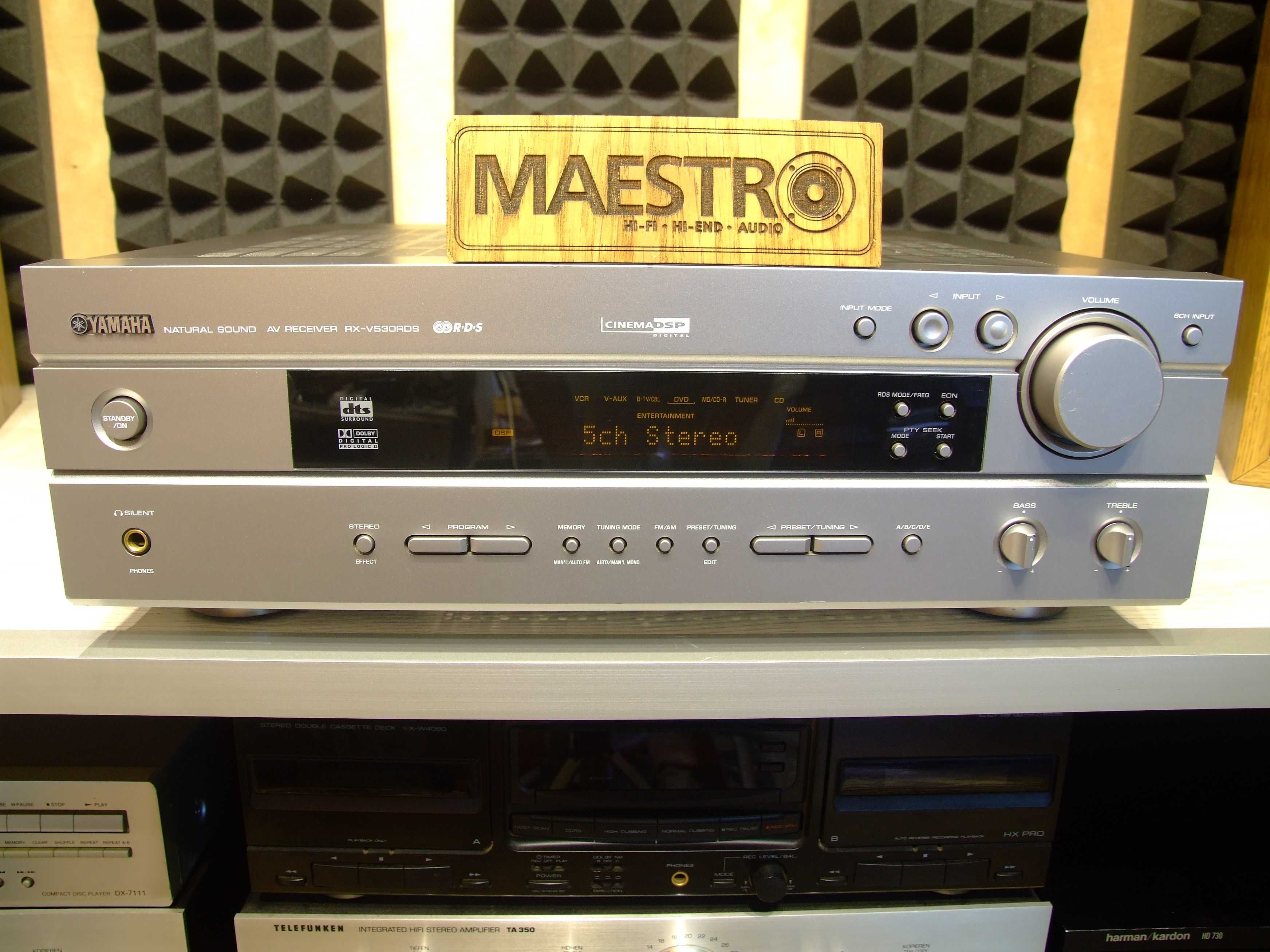 AV ресівер 5.1 Yamaha RX-V530RDS. 5х110. 4-16 Ом. 10 кг.Без передплати