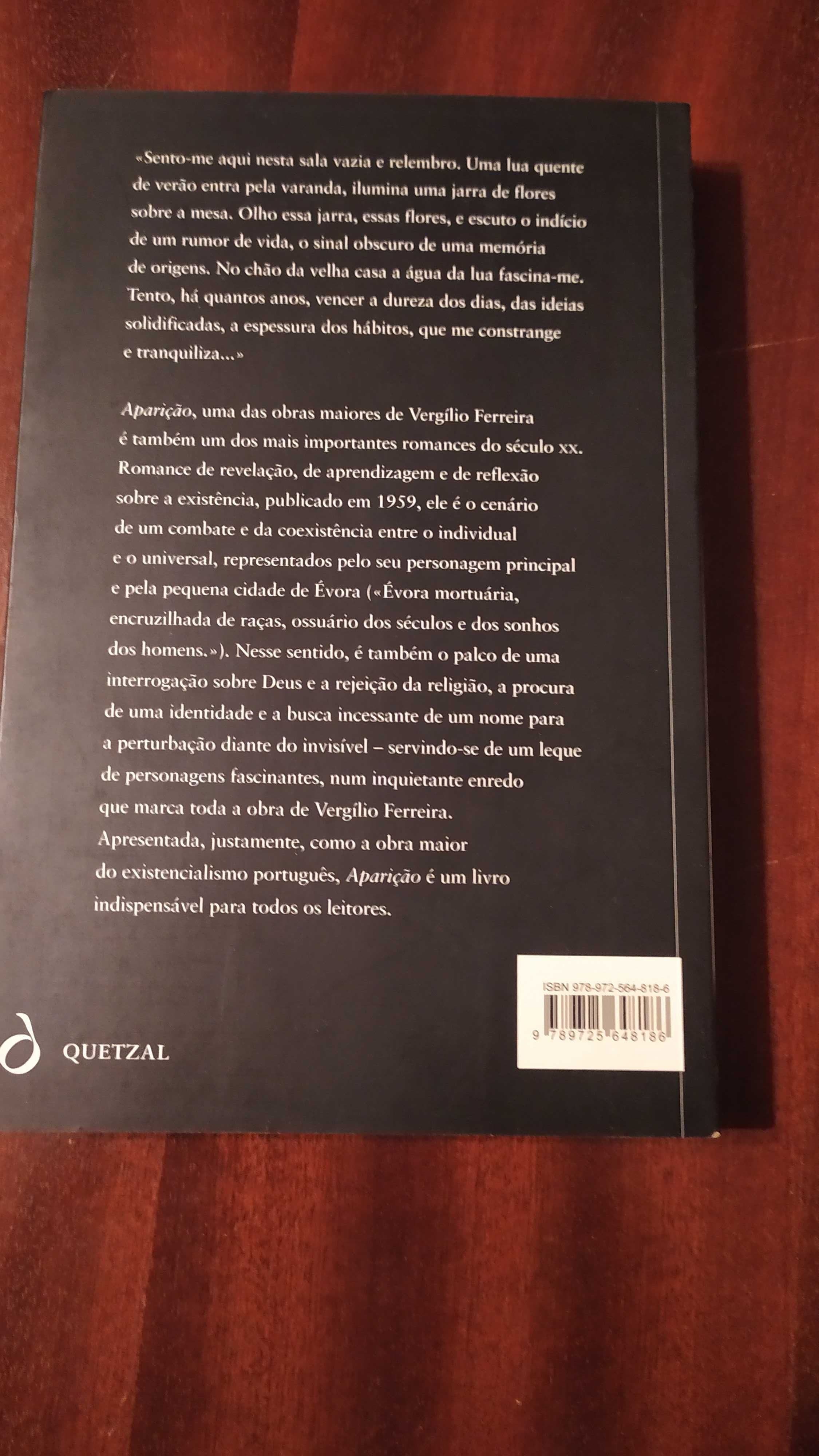[Livro] Aparição - Vergílio Ferreira