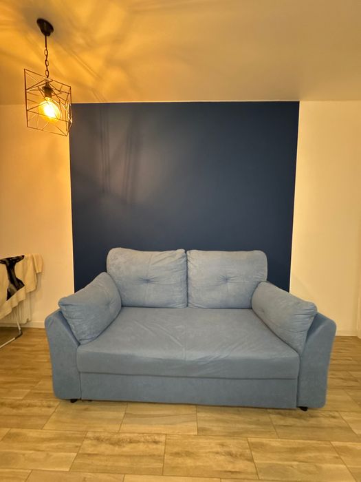 Диван блакитний розкладний