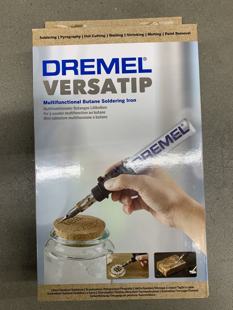 Газовий паяльник DREMEL versatip 6+2 газовый паяльник лампа припой