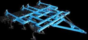 ТОП Культиватор КПС КГШ-4 4-х рядний з катками та пружинними боронами