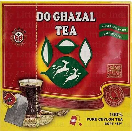 Herbata Czarna 100 Torebek Do Ghazal  - 2 rodzaje