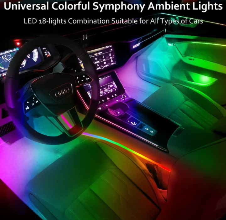 Oświetlenie LED wnętrza samochodu