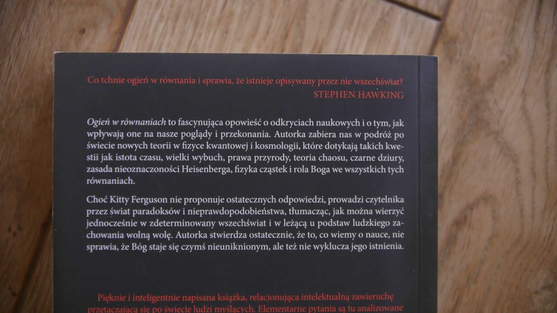 "Ogień w równaniach" - Kitty Ferguson