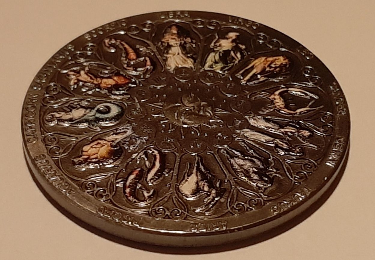 Moneta kolekcjonerska znaki zodiaku. Elżbieta II.