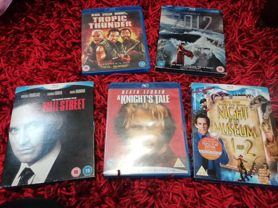Conjunto de 5 filmes em Blu-ray