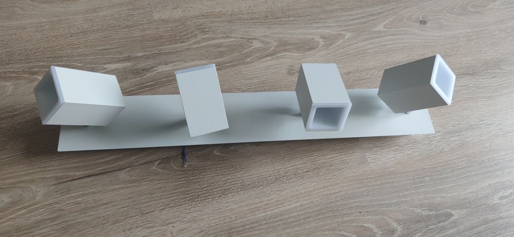 Lampa Listwa LED CUBOID 4 czarna , biała