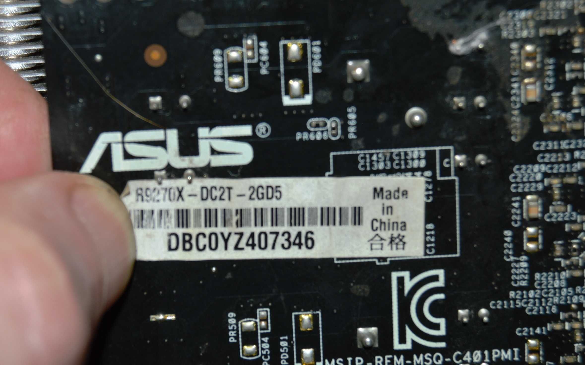Продам відеокарту asus r9270x - DC2T - 2GD5