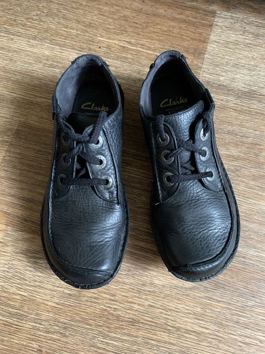 Шкіряні туфлі Clarks р.41 чорні жіночі осінні кларкс женские туфли