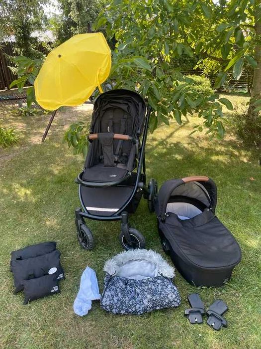 Wózek Britax Romer smole lll. (Gondola i spacerówka) czarna
