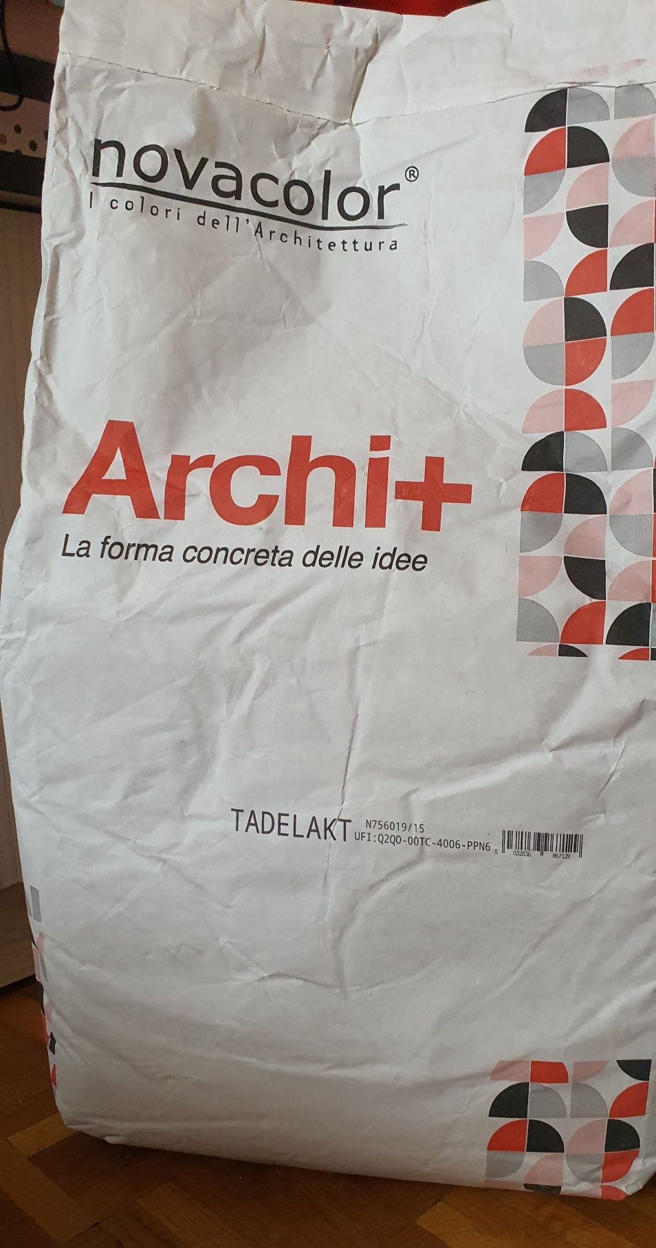 Tynk mineralny Novacolor Archi+ Pietra, kolor 19043, 2x15 kg.
