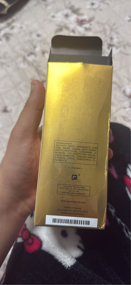 1 One million normal 100ml c caixa so usei 20% do perfume esta cheio