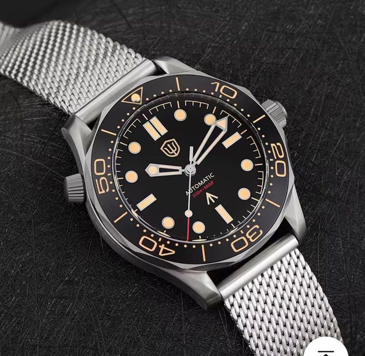 Watchdives WD007 – Titanium, NH35 - Omega Sea Master NTTD Homage