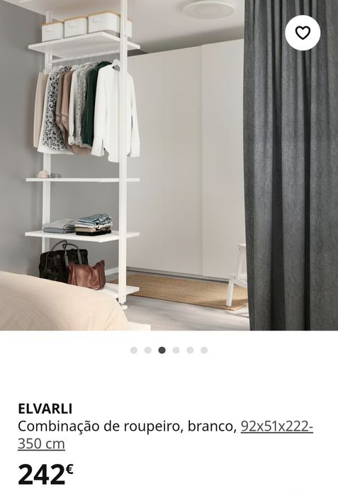 Roupeiro aberto Ikea