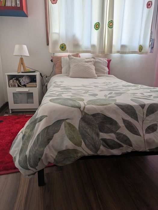 Cama solteiro (estrutura metal)