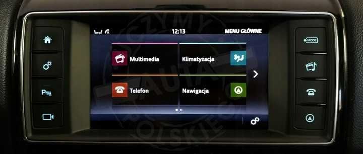 JAGUAR F-TYPE polskie menu lektor mapa USA na EU