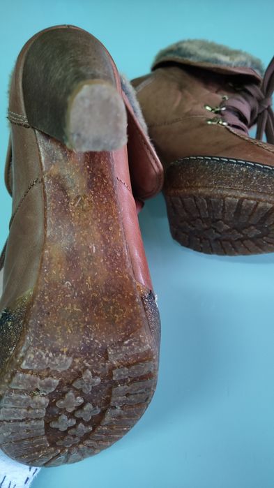 Bota pele elegante
