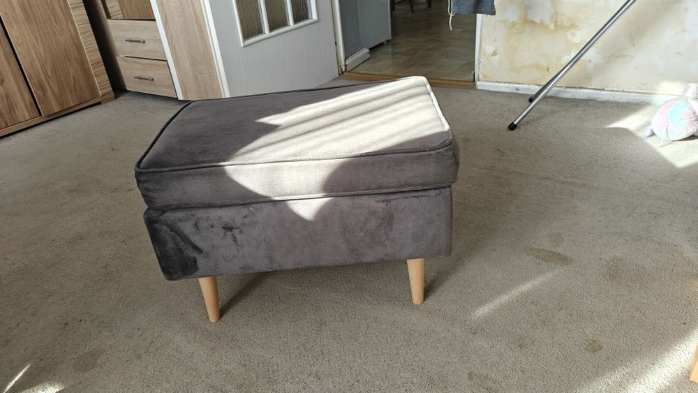 Oddam za darmo pufę, kolor grafit