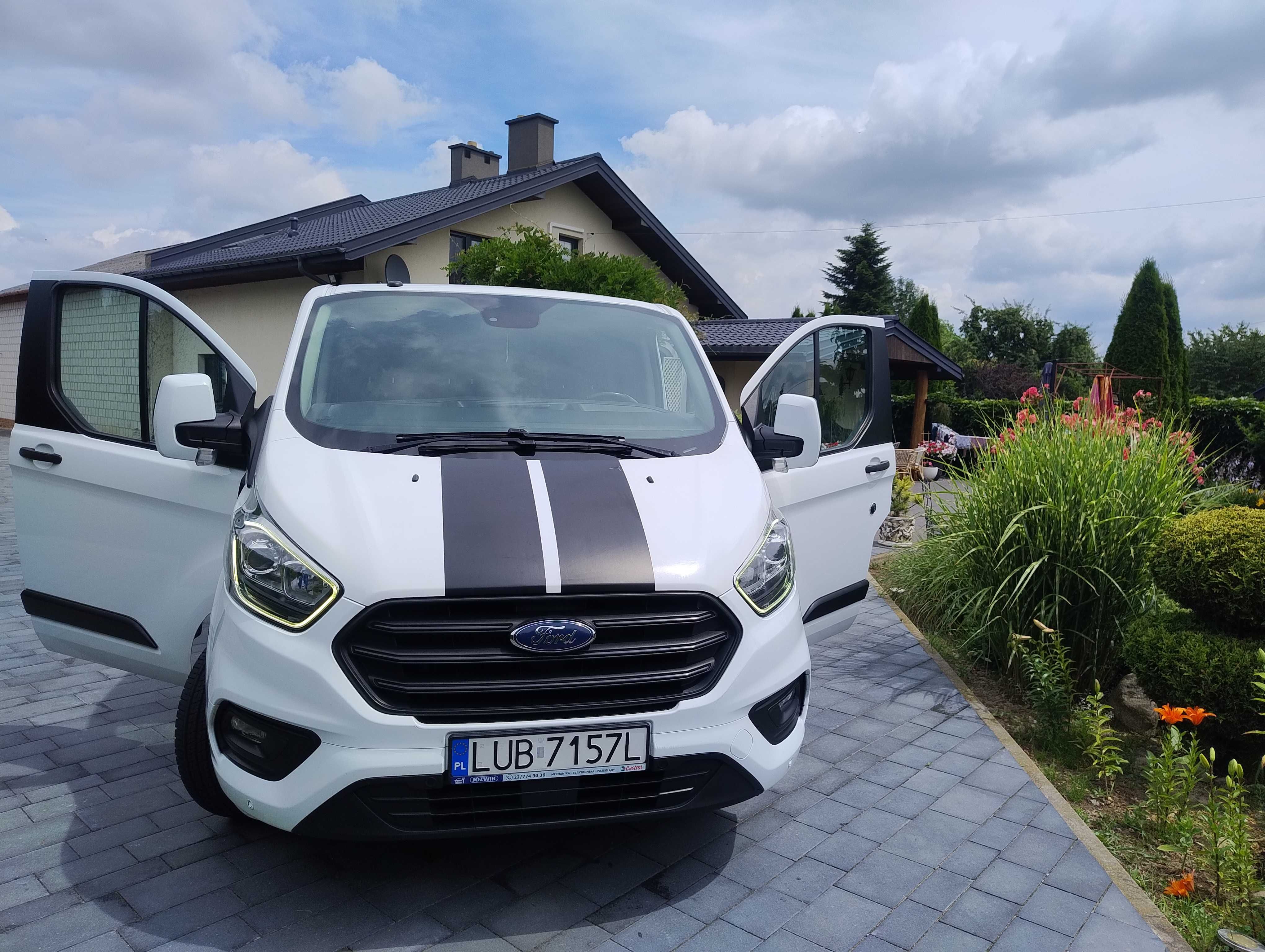 FORD Transit Custom 2018r. 9-osobowy ZADBANY